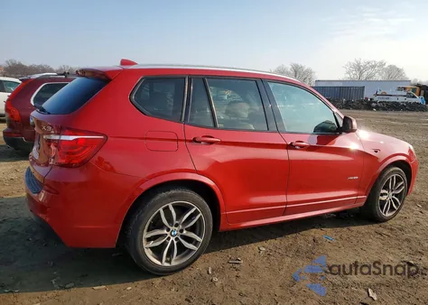 2015 BMW X3 xDrive28I из США, поврежденный, VIN 5UXWX9C52F0D51472